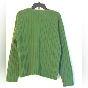 Green Ribbed Sweater